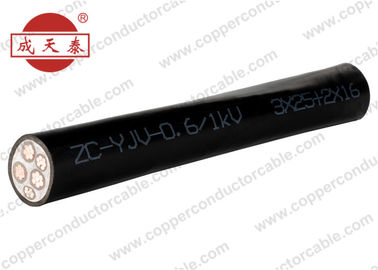 0.6/1 KV 3+2 Core XLPE Insulated Power Cable PVC Sheathed , Unarmoured &amp; Armoured